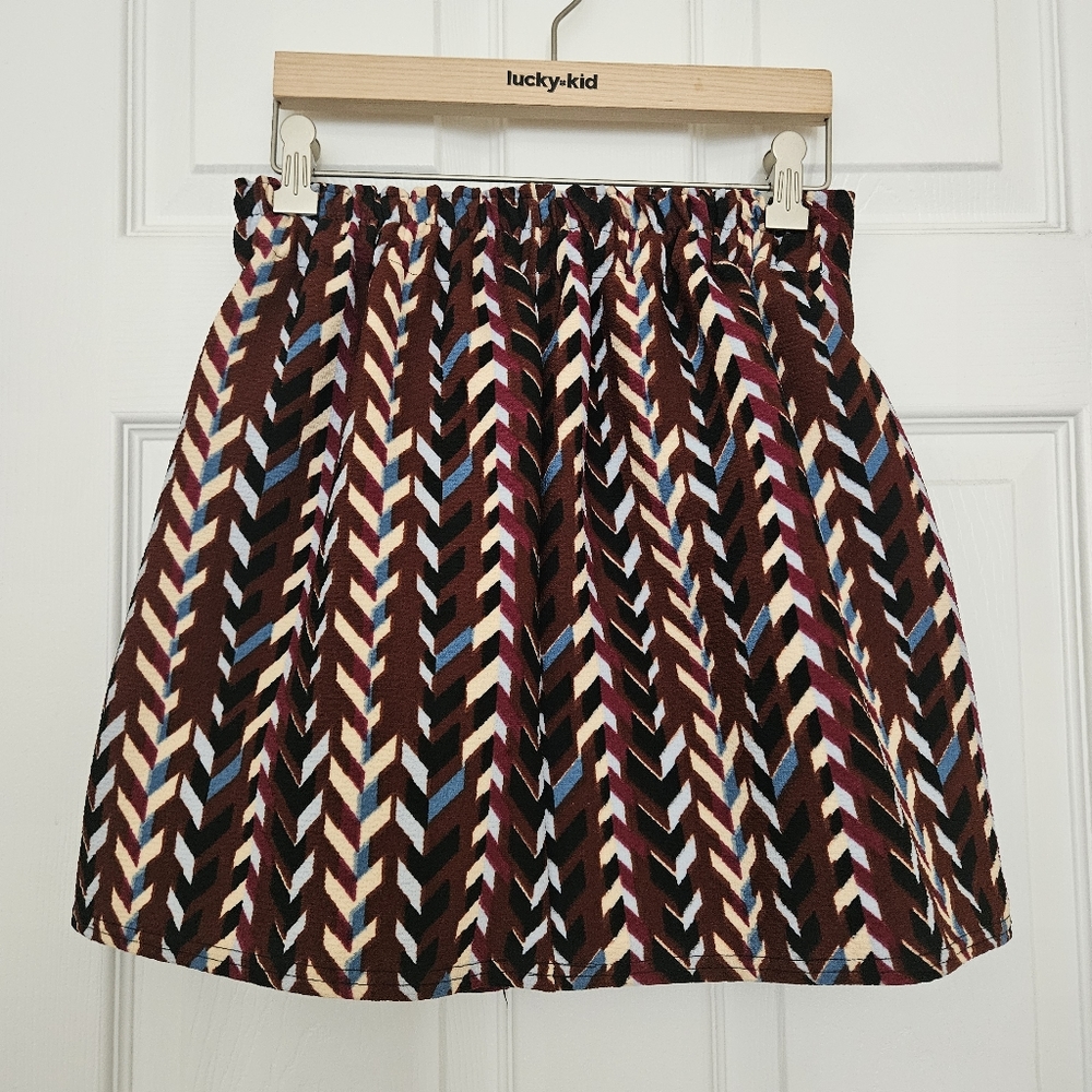 Elastic Waist Skirt Skort